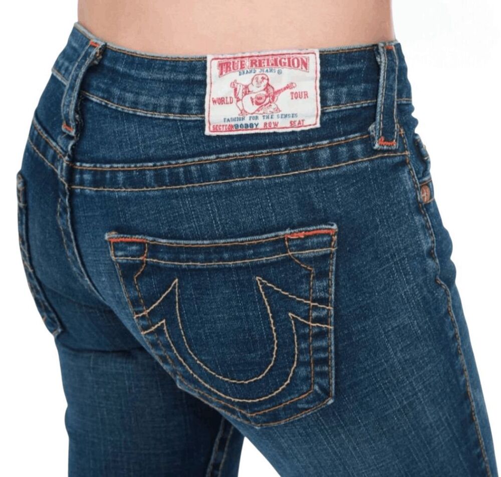 TRUE RELIGION Bobby Bootcut Dark Wash Jeans Size 29